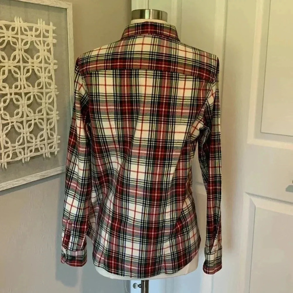 LL BEAN flannel button down shirt - Picture 3 of 7